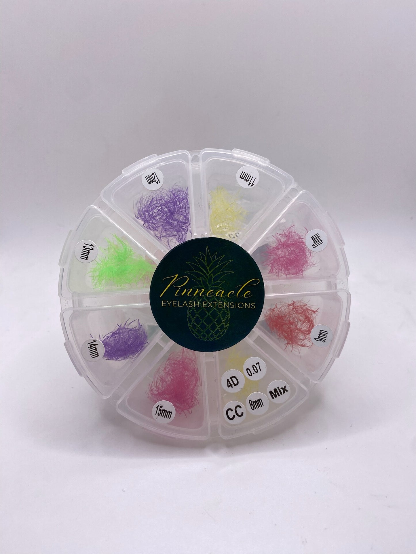 Colored Fans - 1200 Fans - 8 Sizes In 1 Box - 4D Volume