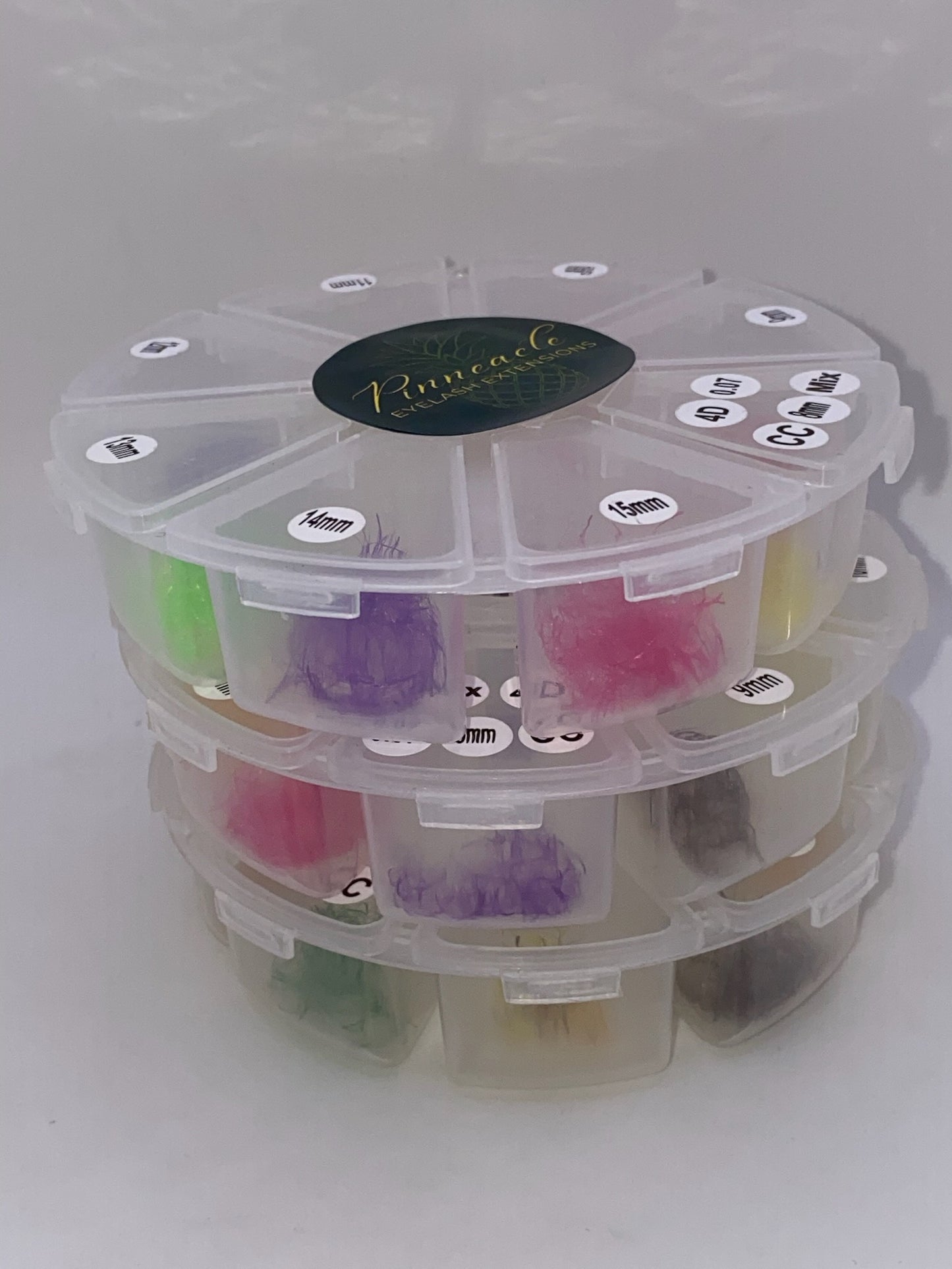 Colored Fans - 1200 Fans - 8 Sizes In 1 Box - 4D Volume