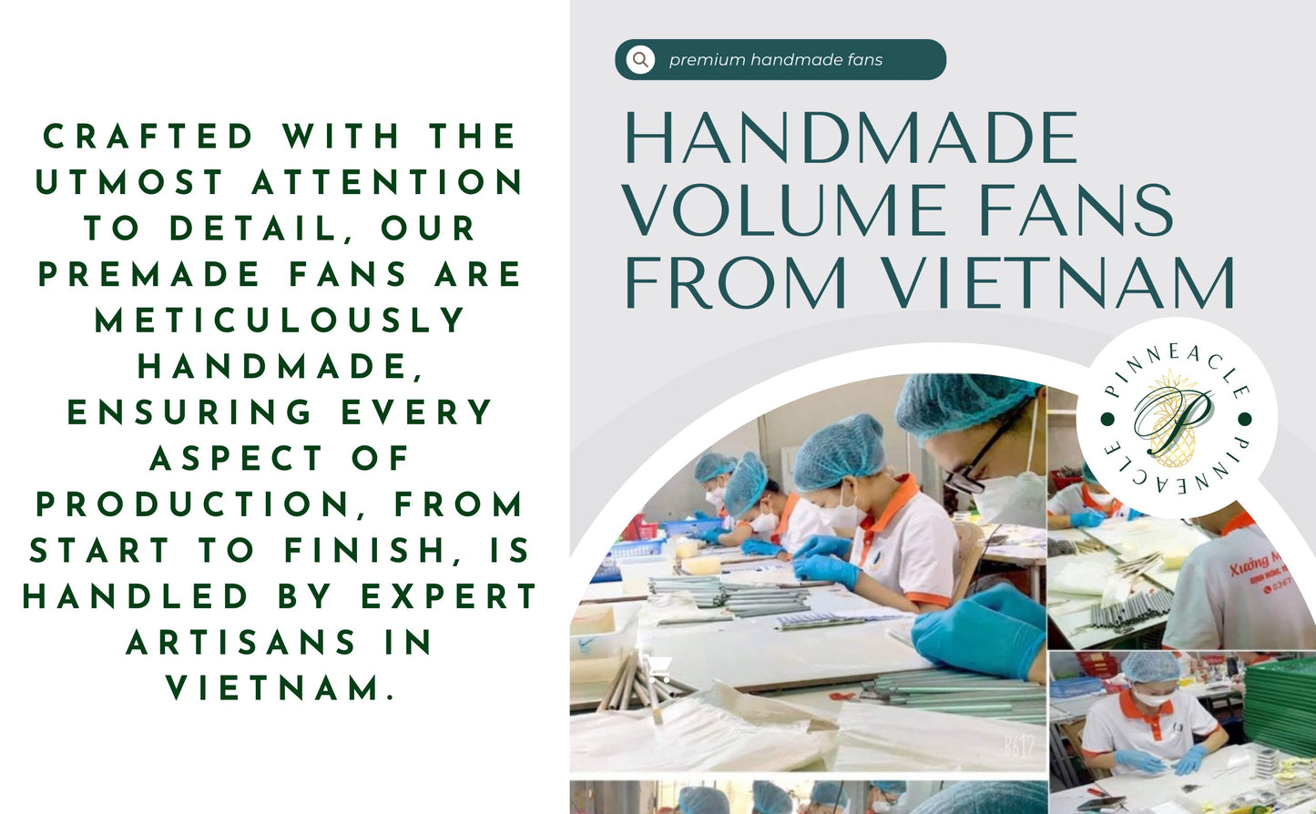 Vaporeux 500 ventilateurs | Volumes 5D | Boucle C | 11 mm (pointe 13 mm)