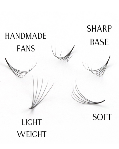 Ventilateurs Volume 2100 | 21 tailles en 1 | Volumes 8D | 7 longueurs de 9 à 15 mm | 3 boucles : C, CC &amp; D |