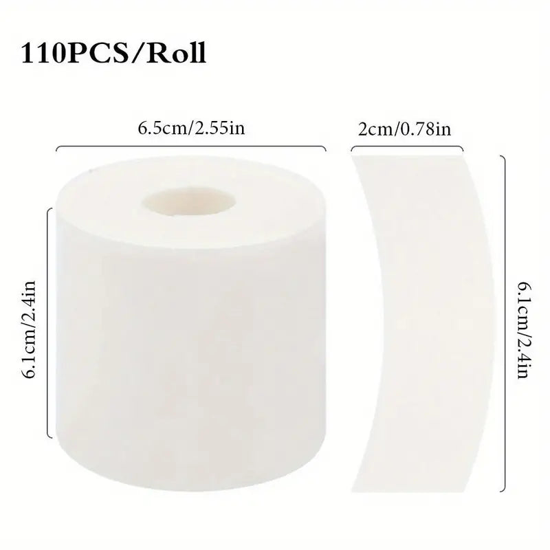 Under Eye Pads - Foam Eyepad Rolls 110 Pcs