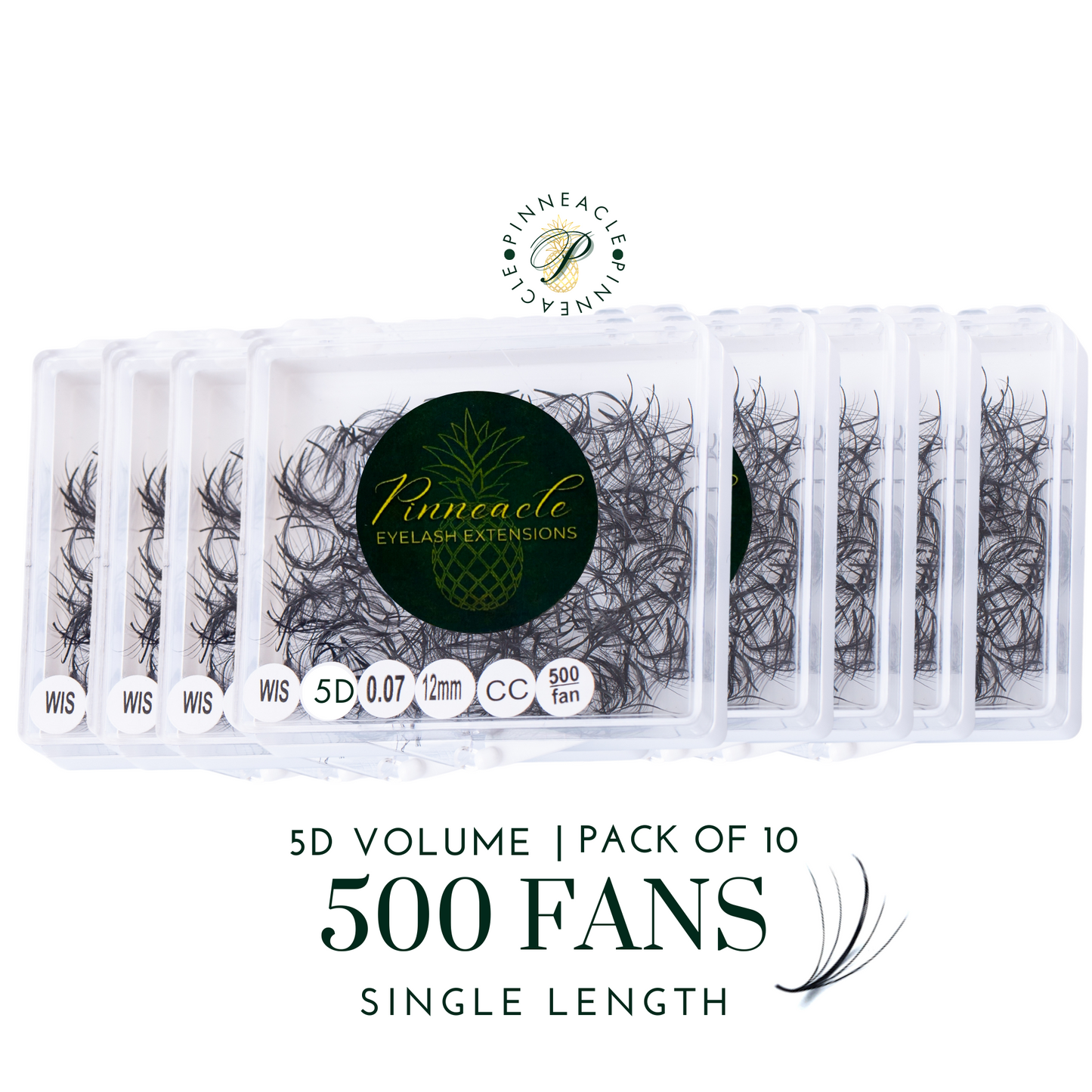 Wispy 500 Fans - Pack of 10 - 5D volume